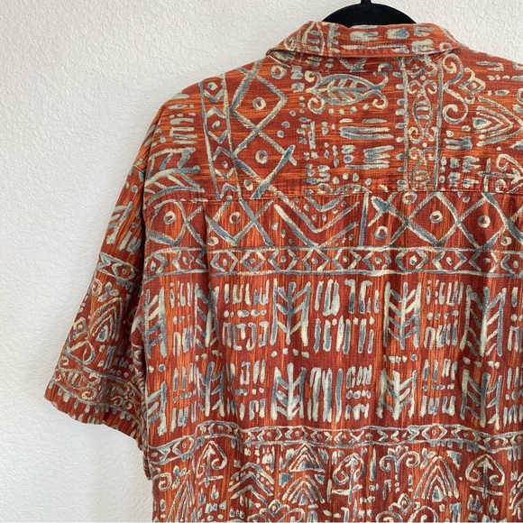 The Territory Ahead Shirt Men’s XL Hawaiian Print Button Down Short Sleeve - Picture 4 of 8
